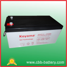 Factory Price Sealed Lead Acid Gel Battery 12V250ah Deep Cycle Battery for Solar/Wind/UPS Power System